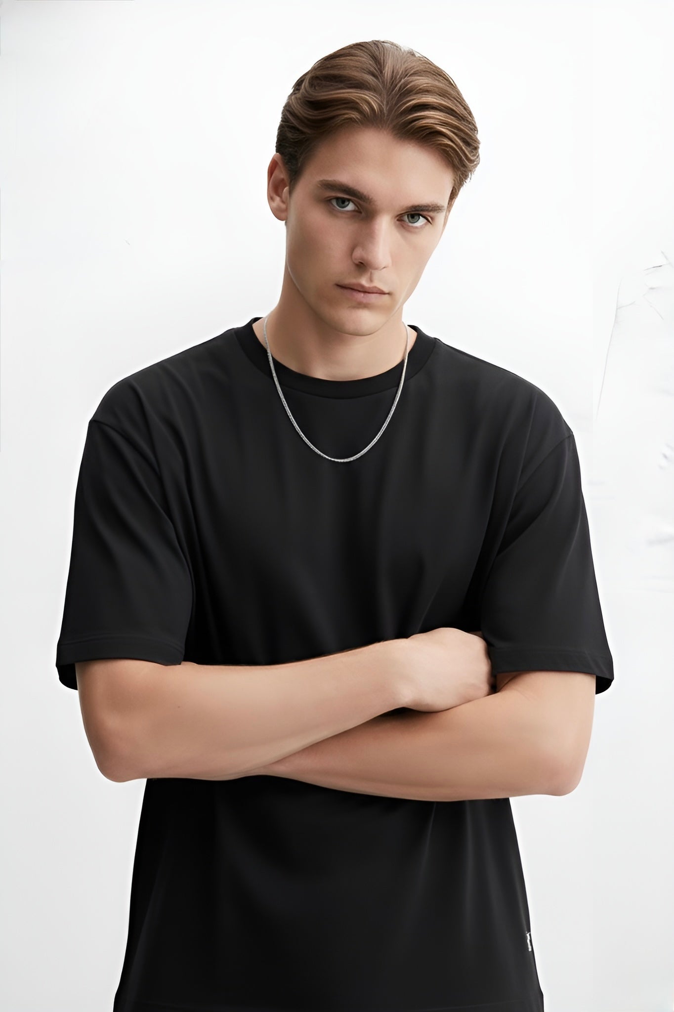 VANTOWO Heavyweight Oversized Fit T-Shirt – Black