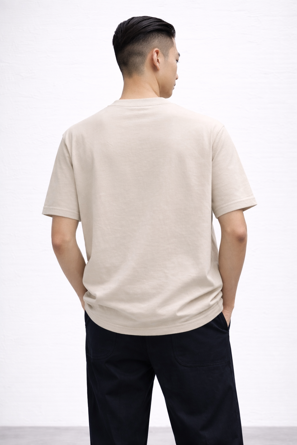 VANTOWO “Bittersweet” Regular Fit Graphic T-Shirt – Beige | Premium Cotton