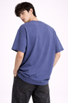 Ghosted Denim Blue Oversized Tee