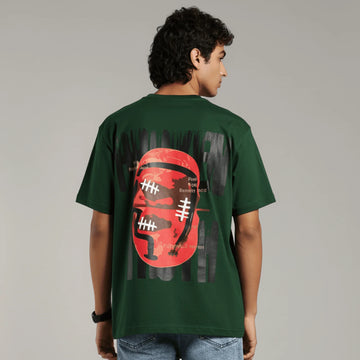 Men’s Bottle Green 180GSM Regular Fit | Broken Is Human