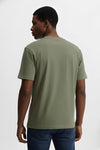 VANTOWO Heavyweight Regular Fit Solid T-Shirt – Sage Green