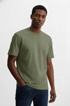 VANTOWO Heavyweight Regular Fit Solid T-Shirt – Sage Green