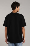 VANTOWO® “3 Face” Heavyweight Oversized Fit Anime Screen Print T-Shirt – Black
