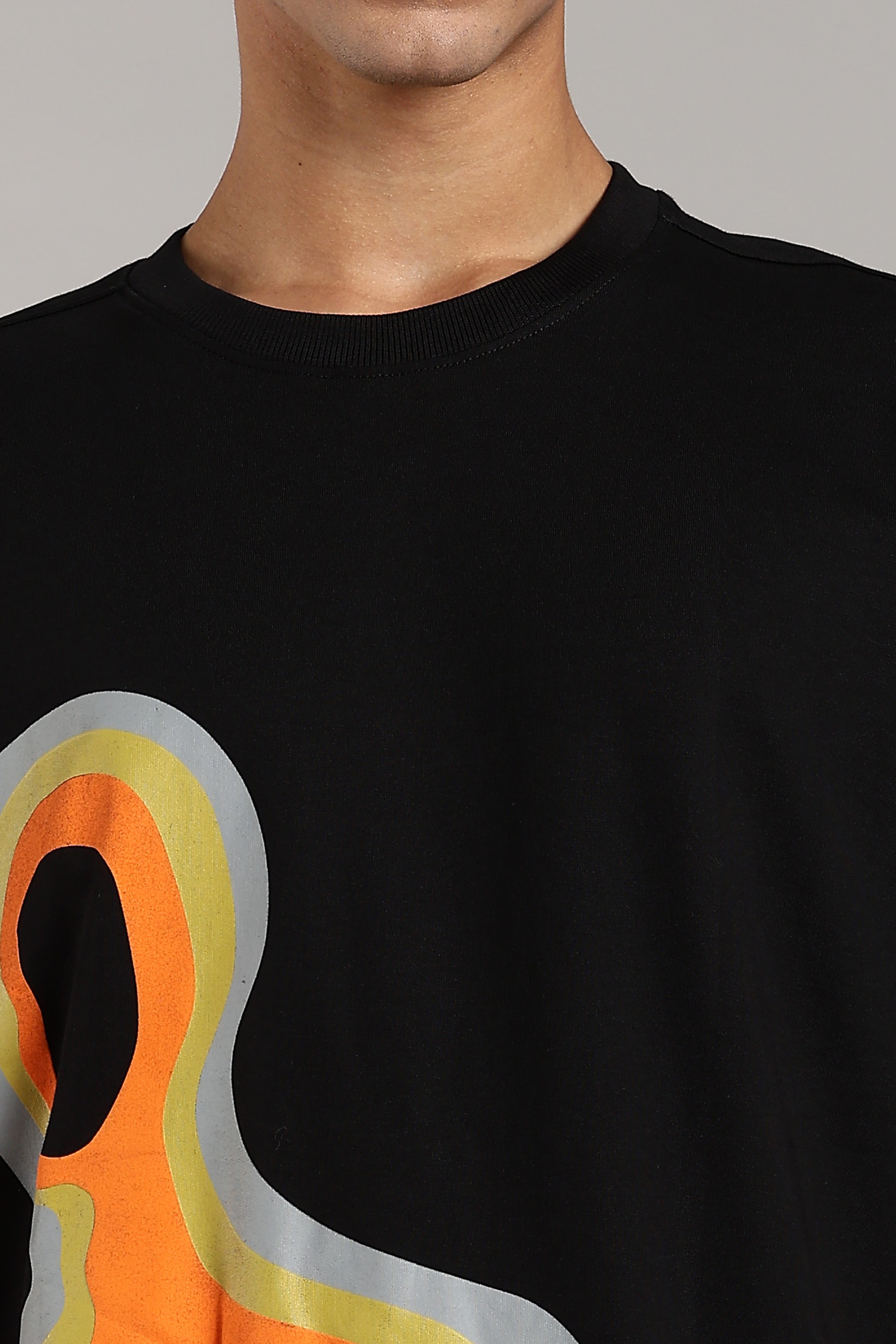 Nocturnal Lift Black Premium Oversized T-Shirt