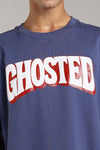 VANTOWO “Ghosted” Heavyweight Oversized Graphic T-Shirt – Denim Blue