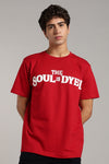 VANTOWO “Soul Is Dyed Red” Regular Fit Graphic T-Shirt – Red | Premium Cotton