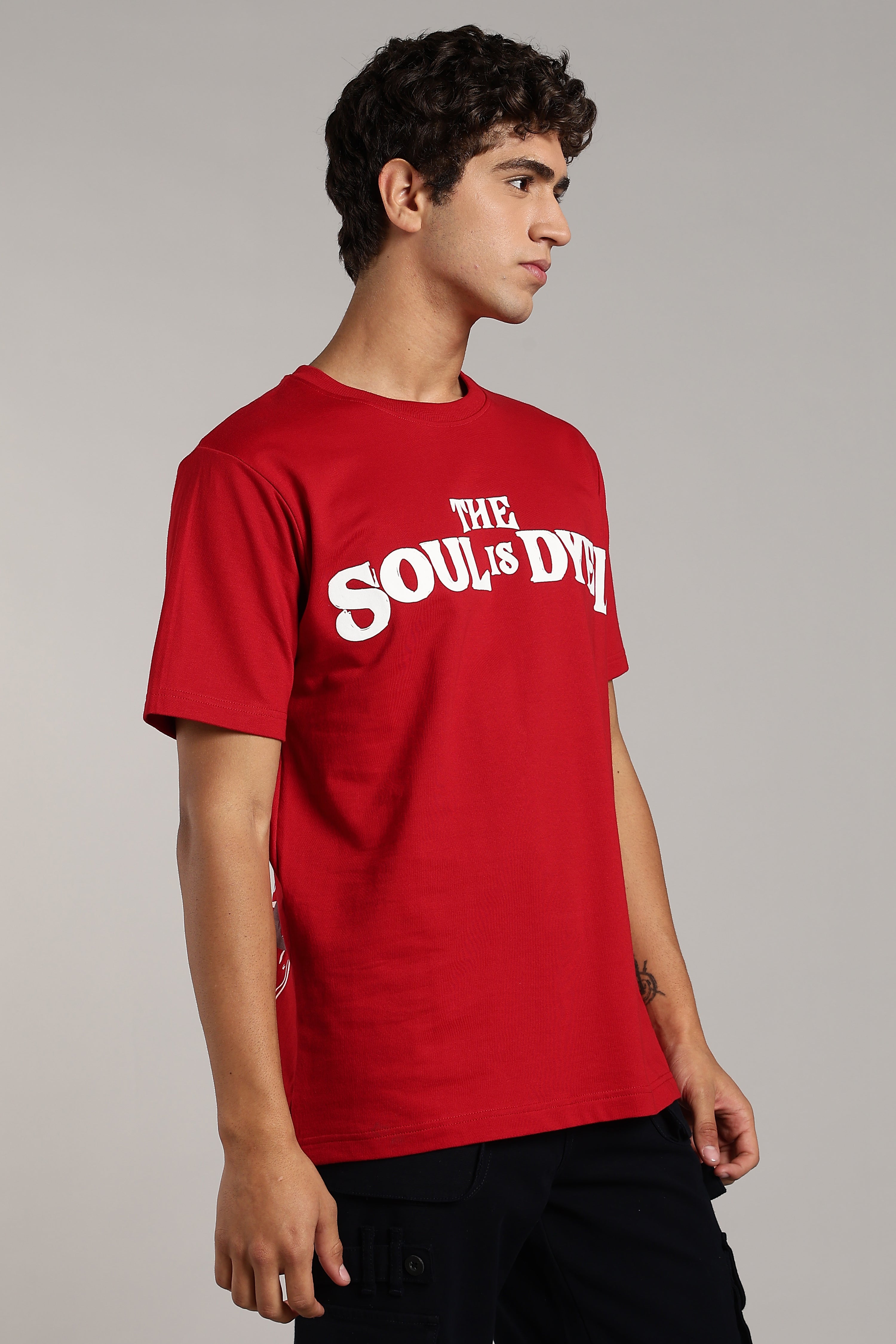 Soul is Dyed Red Premium Regular Fit T-shirt