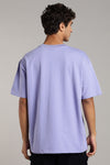 VANTOWO "GHOSTED" Heavyweight Oversized Fit Puff Print T-Shirt – Med-Lavender