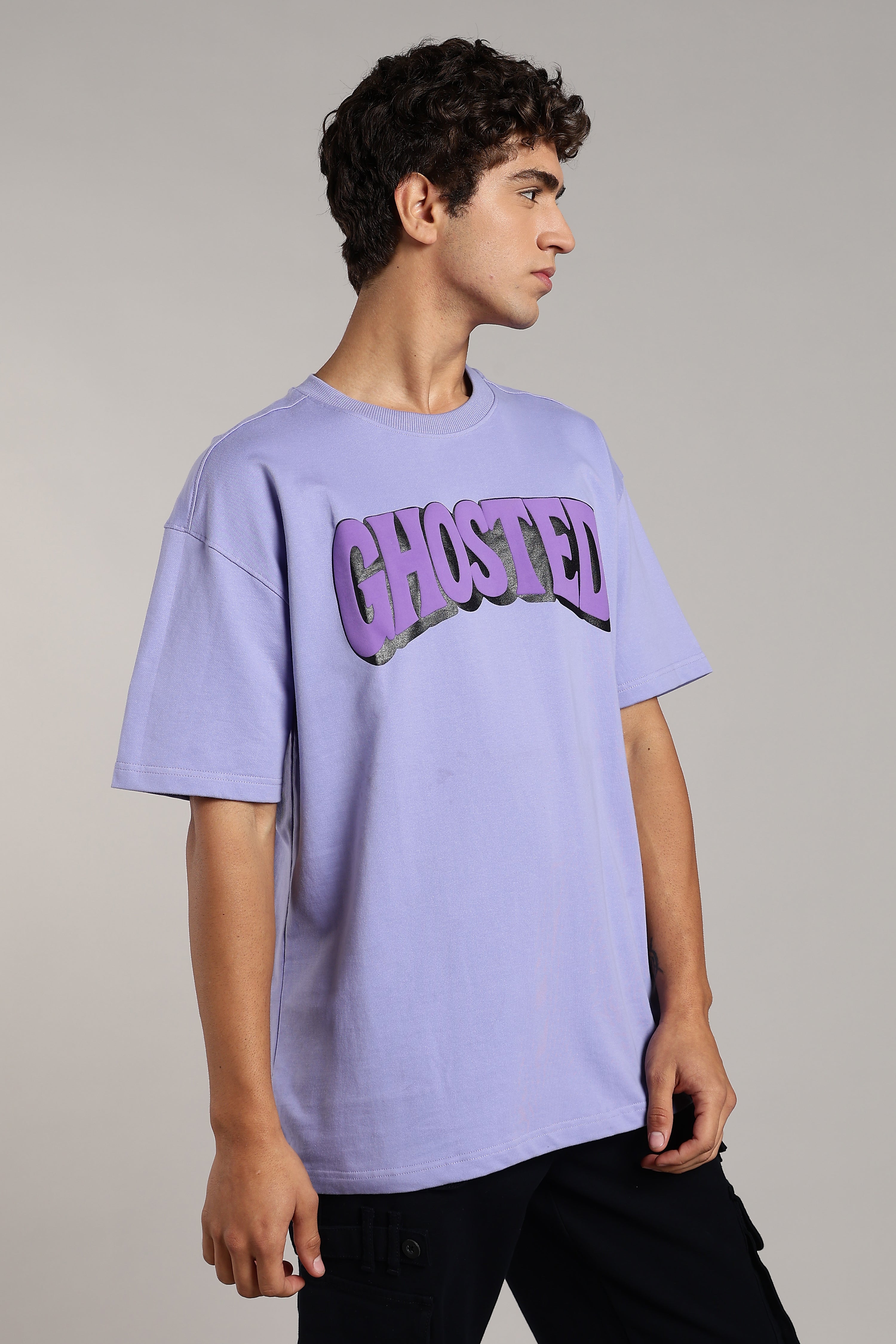 Med-Lavender Oversized Tees