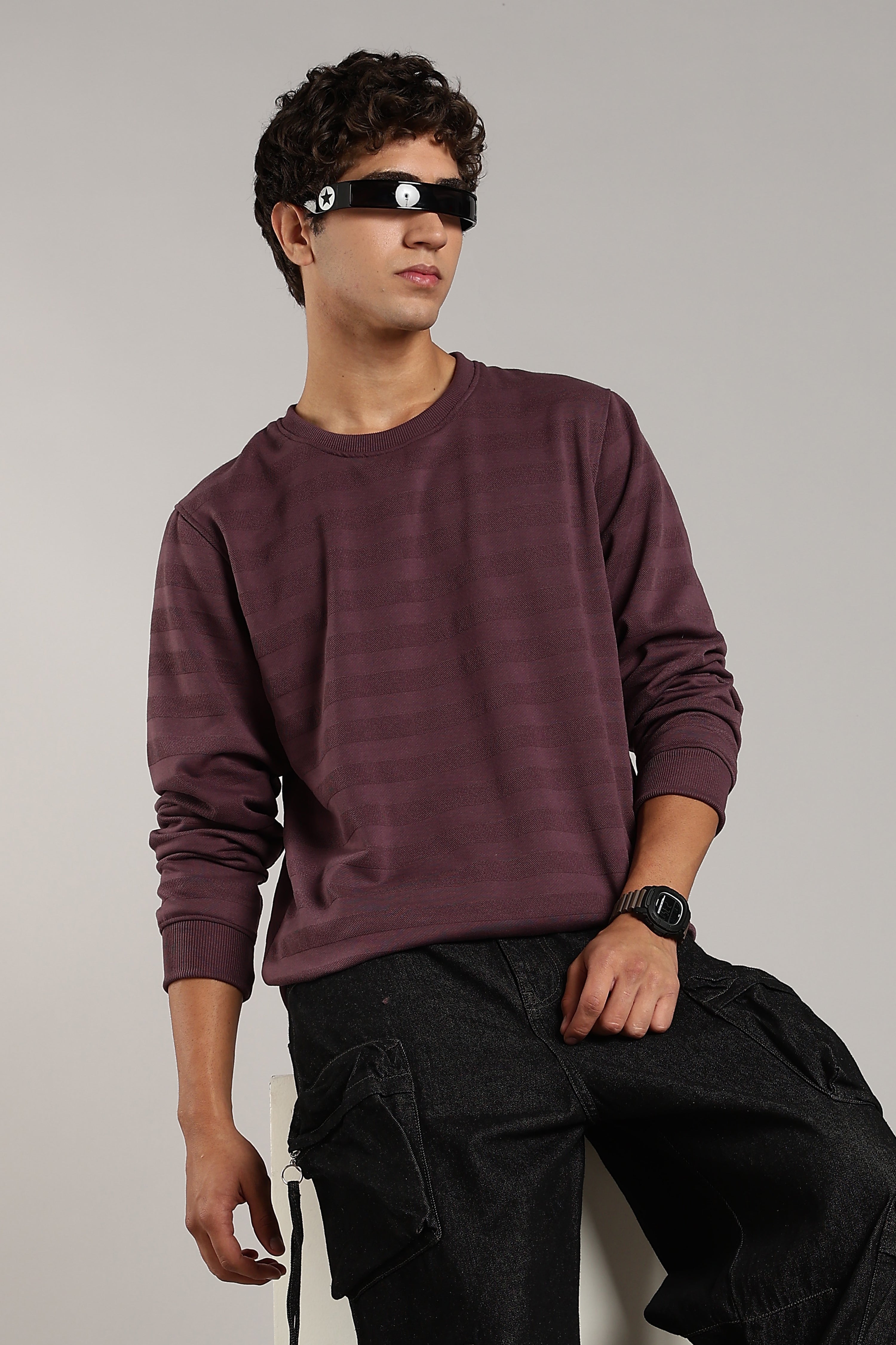 Premium Jacquard Fabric Sweatshirts