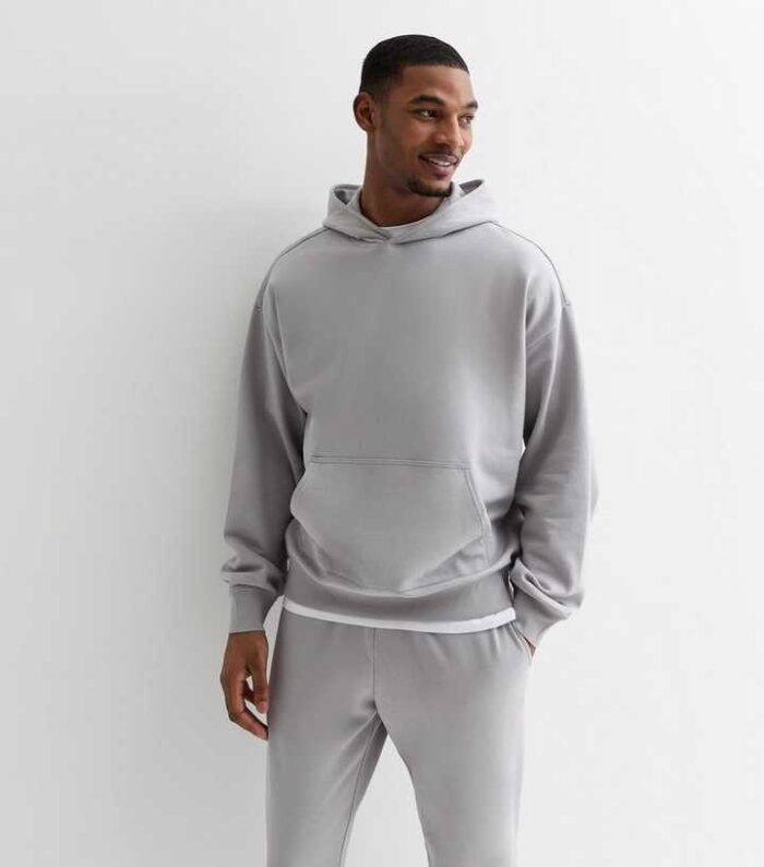 Mens grey hoodies - Image 3