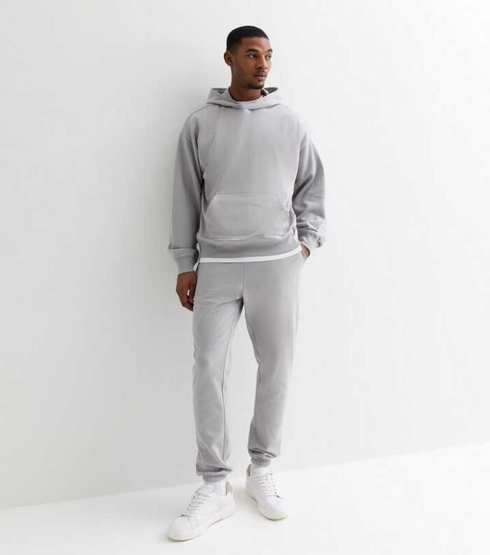 Mens grey hoodies - Image 4
